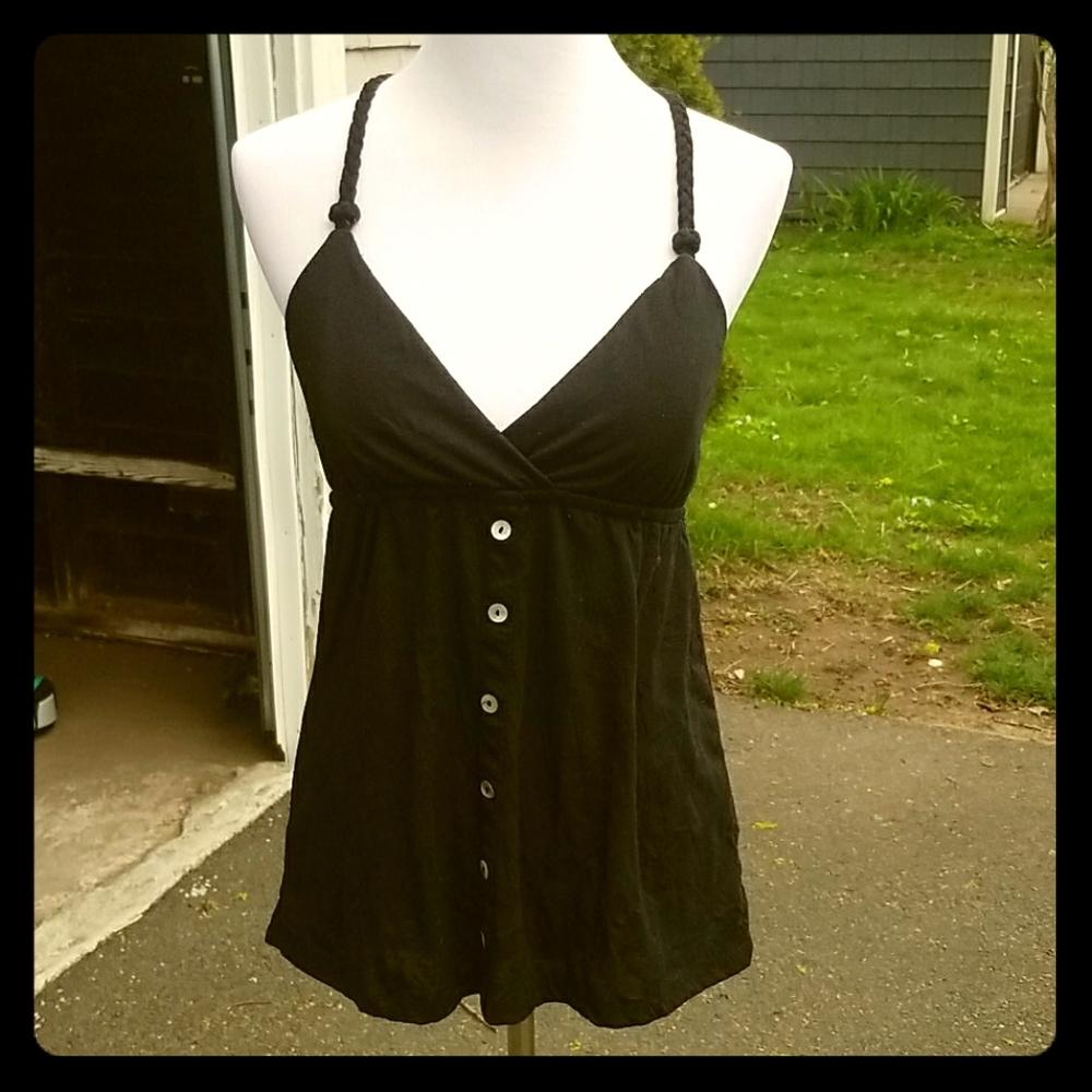 Black tank top